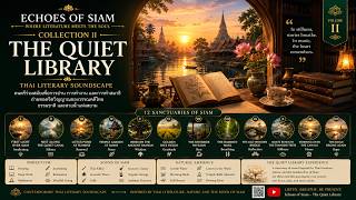 The Quiet Library | Continuous Thai Literary Soundscape | From Dawn to Stillness | Echoes of Siam