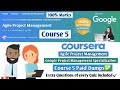 Agile Project Management | Google Project Management | Coursera | Course 5 Quiz Answers