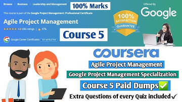Agile Project Management | Google Project Management | Coursera | Course 5 Quiz Answers