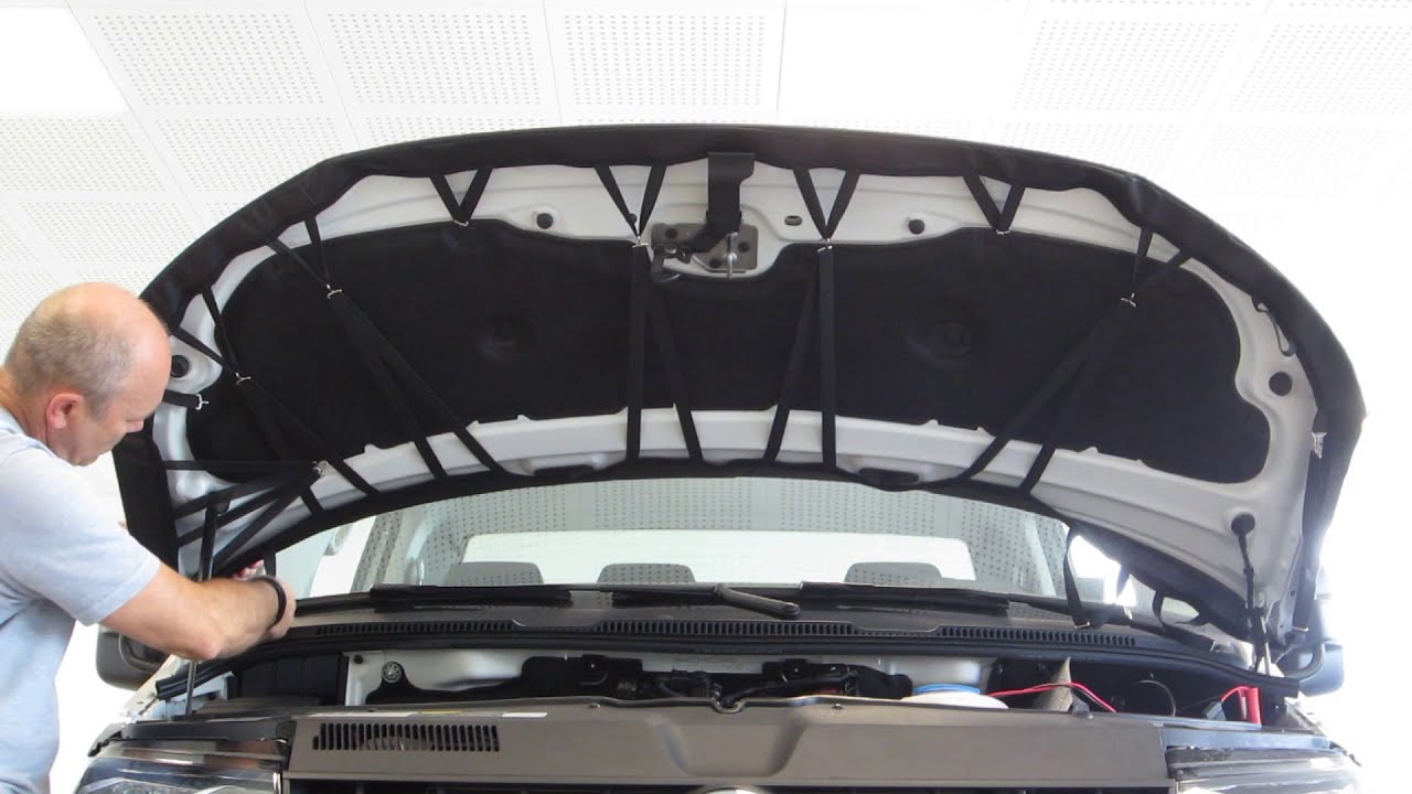 VW VW T6 Full Voll Haubenbra Steinschlagschutz Motorhaubenschutz Montageanleitung auto-bra.de
