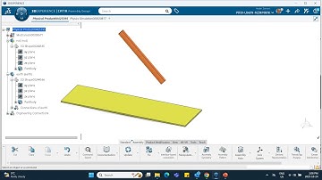 Video 20 Motion Design Impact of a Rod with Floor 3DEXPERIENCE R2025x Nader G Zamani