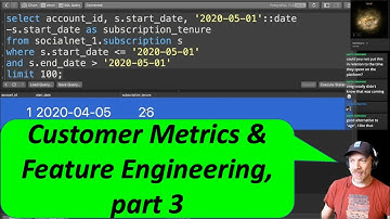 Customer Metrics & Feature Engineering, part 3: Ch 3.3, Fighting Churn With Data Science