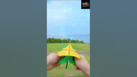 Easy Origami | How To Make an Easy Origami Super Airplane #origami #diy #tutorial #shorts