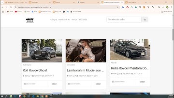 web cho thuê xe ô tô tự lái php mysql