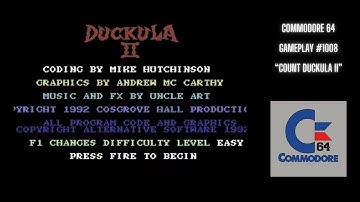 Count Duckula II (Commodore 64 / Gameplay #1008)