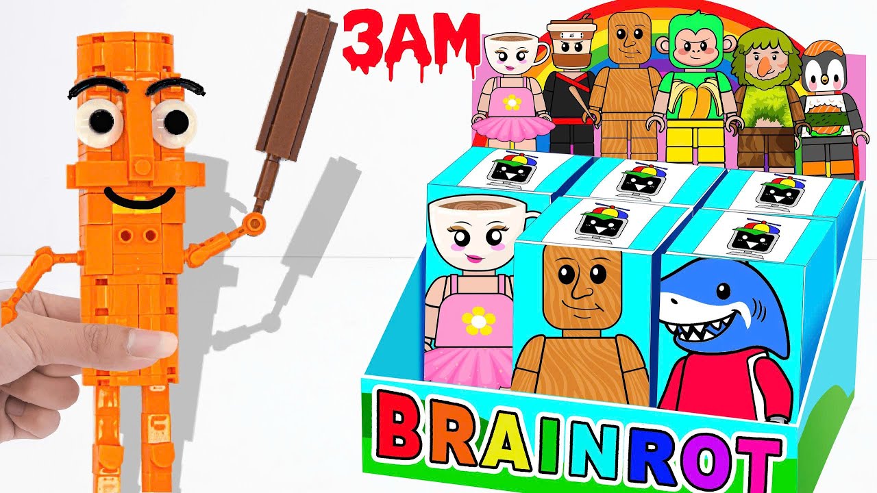 ✨ Paper DIY ✨UNBOXING ITALIAN BRAINROT Characters In LEGO | Mystery Box Unboxing ASMR
