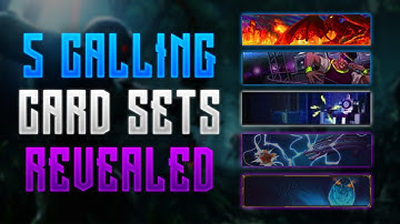 5 CALLING CARD SETS IN BLACK OPS 3