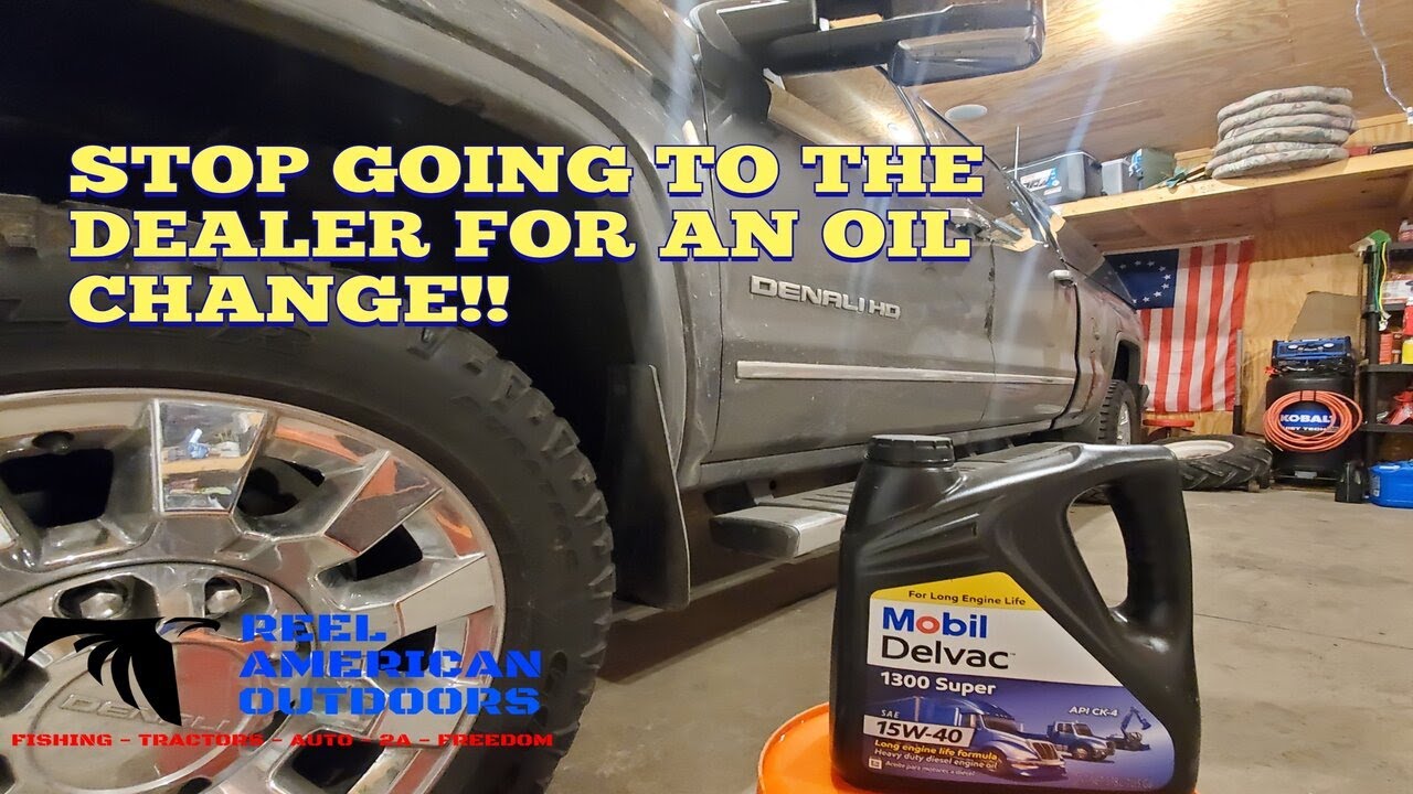 2015 Duramax Diesel Oil Change - LML - YouTube