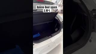 Baleno boot space let’s see #shorts #marutisuzuki