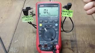 Mini USB cable shield continuity