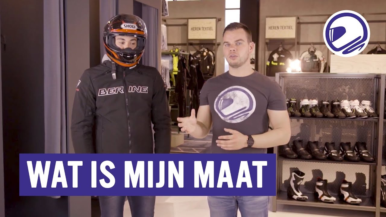 Wat is mijn maat motorhelm? - Motorkledingcenter - YouTube