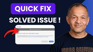 How to Fix We Can’t Verify Your Subscription Status in Adobe (Solved)