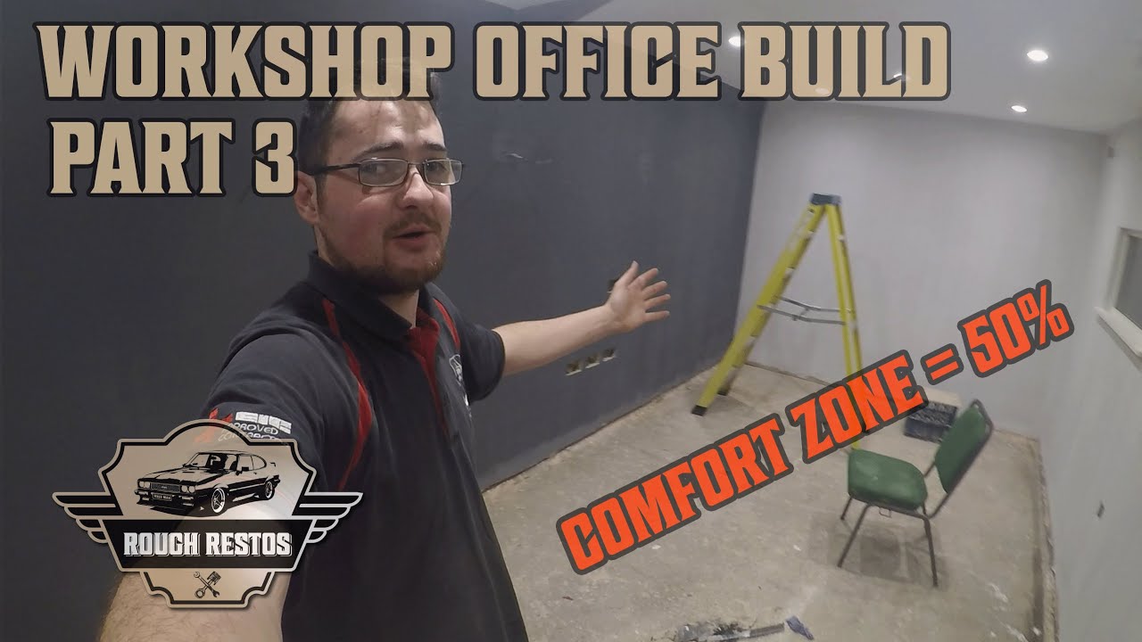 Workshop Office Build | Part 3 'let there be light!' - YouTube