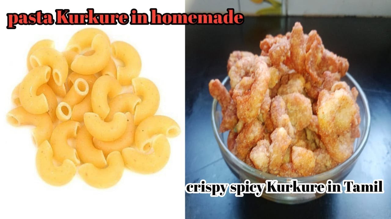 Pasta kurkure in homemade/ crispy spicy Kurkure in Tamil/ macaroni