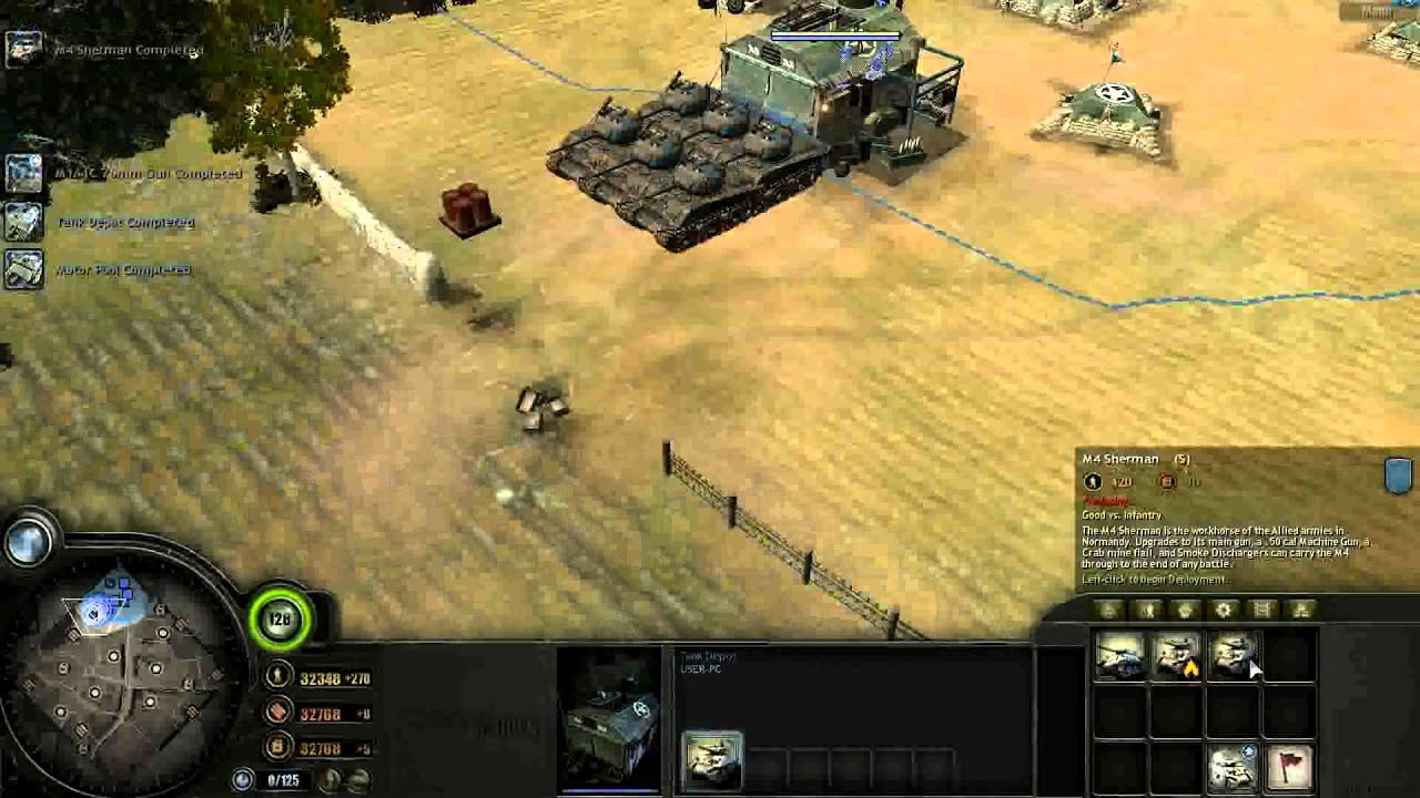 Company of Heroes - FASTEST WIN! [Trainer Gameplay] (HD)