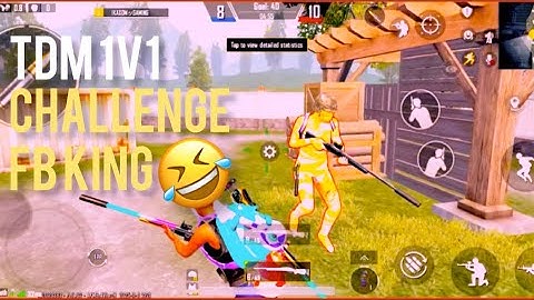 TDM 1v1 CHALLENGE 🤣 FB KING AXOM M24 !! #highlights