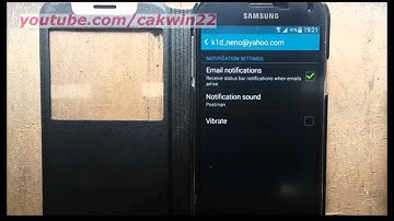 Samsung Galaxy S5 : How to change email notification sound (Android Phone)