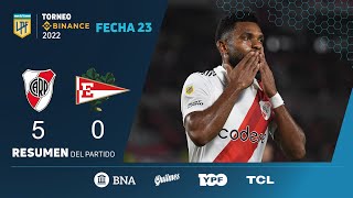 #TorneoBinance | Fecha 23 | resumen de River - Estudiantes