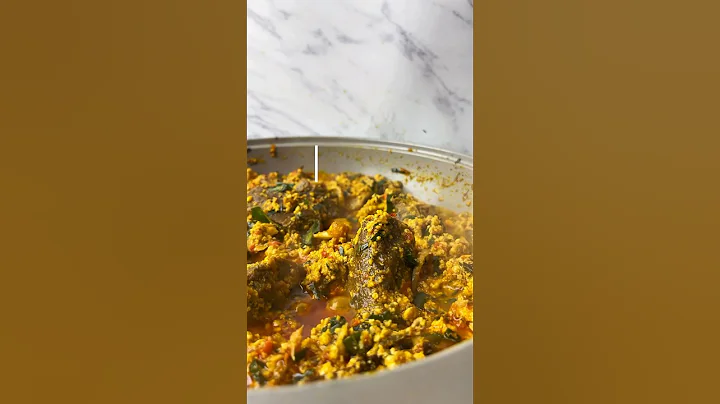 Authentic Nigerian Egusi soup #music #food #madeforyou #recipe #egusisoup #shorts