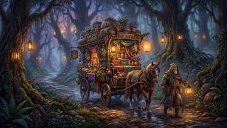 The Wandering Tea Merchant | Cozy Fantasy Music & Adventure Ambience