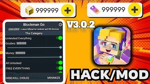 Blockman Go MOD Menu v3.0.2 - Blockman Go mod apk with admin panel (Unlimited Money, Gcubes, Menu)