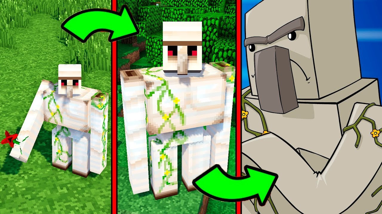 Железный голем майнкрафт рисунок