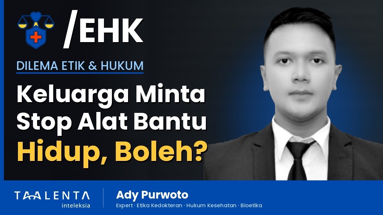Keluarga Minta Hentikan Alat Bantu Hidup Pasien Koma, Dokter Boleh?