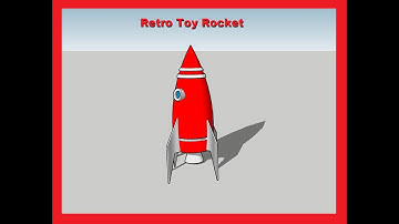 Retro Toy Rocket