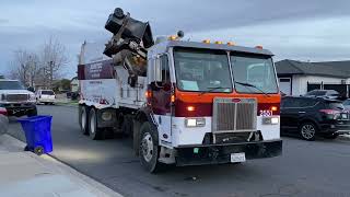 Burrtec Trash Trucks working into the Night