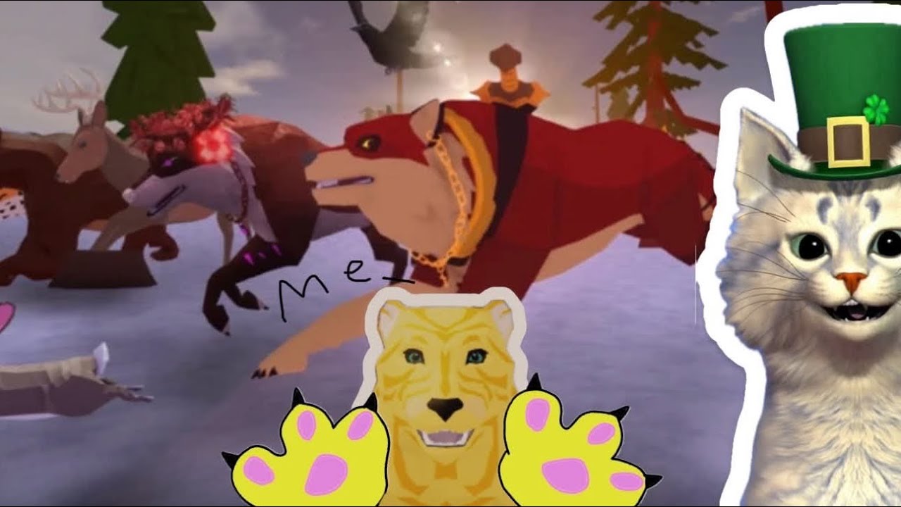 BECOMING A Cougar In Animal Life RP Roblox!