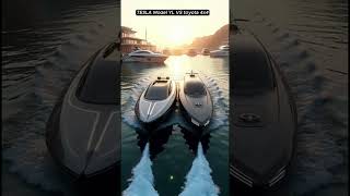 Tesla Model Y L 6 Seater vs Toyota 4x4  Futuristic Concept Showdown 🚙⚡ #luxuryyachtlife #yachtlife