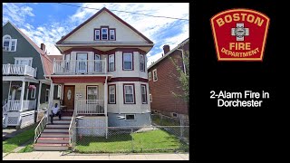Boston 2-Alarm Fire Audio 6/14/2021 [Massachusetts]