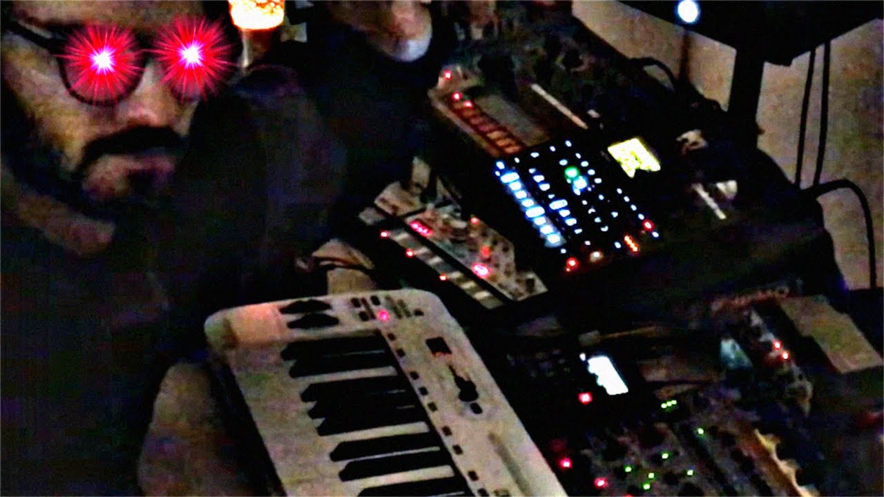 Route 8 Synth Exercise // TR808, Digitakt, Digitone, Volca Drum/Bass