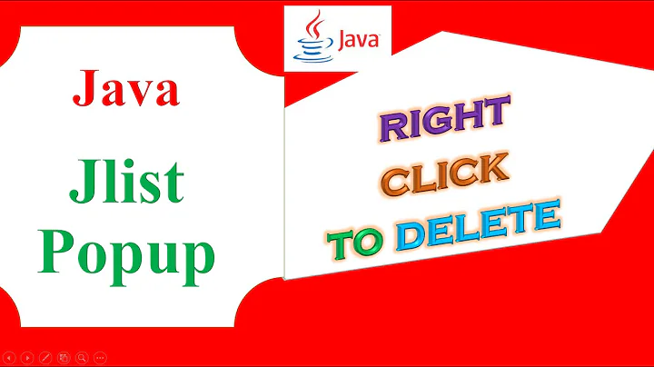 Java JList and JPopupmenu -   Right Click To Delete,Add from combobox,