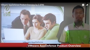 VMware AppDefense Product Overview by E-SPIN