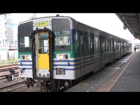 久留里線上総亀山行き キハ38 木更津発車　証城寺の狸囃子の発車メロディ