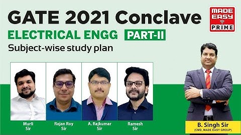 GATE 2021 CONCLAVE | Electrical Engineering (PART 2)| Machine, Analog & Digital by MADE EASY Experts