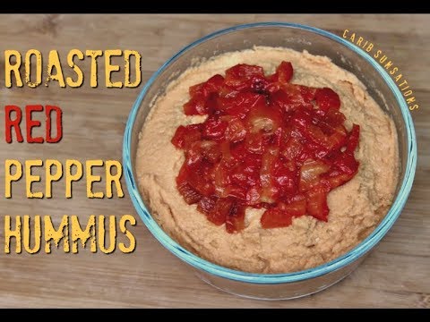 Amazing Roasted Red Peppers Hummus Recipe
