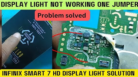infinix smart 7 HD Display light solution || Smart 7 HD Display light not working