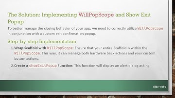 How to Show a Confirm Popup Before Closing Your Flutter App