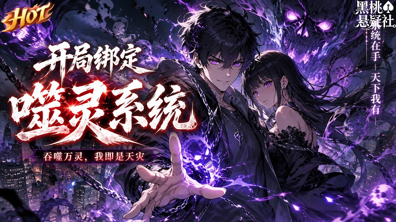 最热合集!《开局绑定噬灵系统》:玄幻万族乱世降临!我开局激活噬灵神级系统,吞噬神魂、吸收异能,万物皆可炼化,一秒突破境界!#热血 #玄幻 #热血 #系统 #爽文 #男频 #黑桃悬疑社