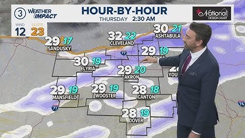 Calm today, burst of snow coming tonight: Cleveland weather forecast for Wednesday, Dec. 3, 2025