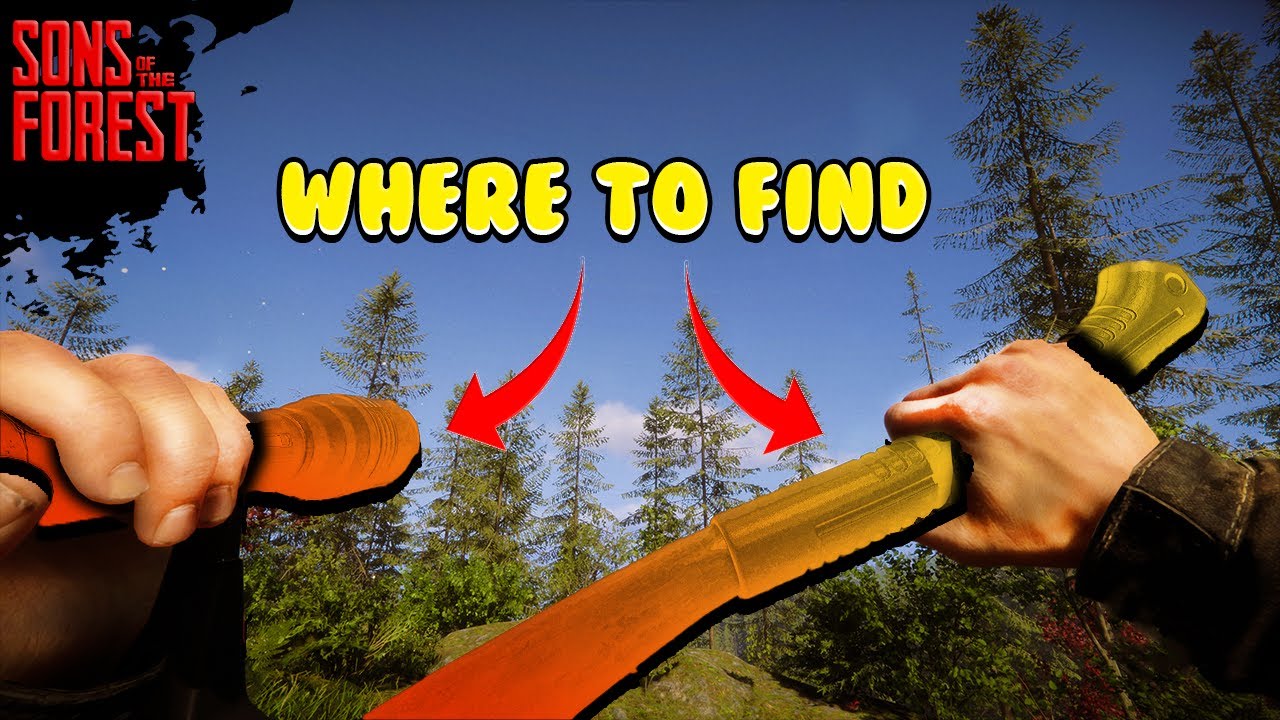 Modern Axe, Flashlight & Slingshot Locations Found! - SONS OF THE