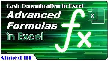 Cash Denomination in Excel