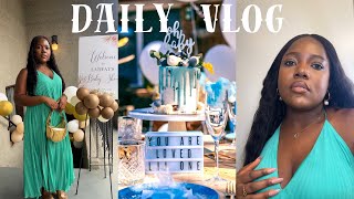Baby Shower GRWM Vlog Style: Makeup, Hair, Fragrance, Outfit details + Fun time with some Friends