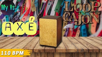 📦 LOOP de CAJON [ AXÉ ] para TOCAR e COMPOR | bpm 110 loop drums