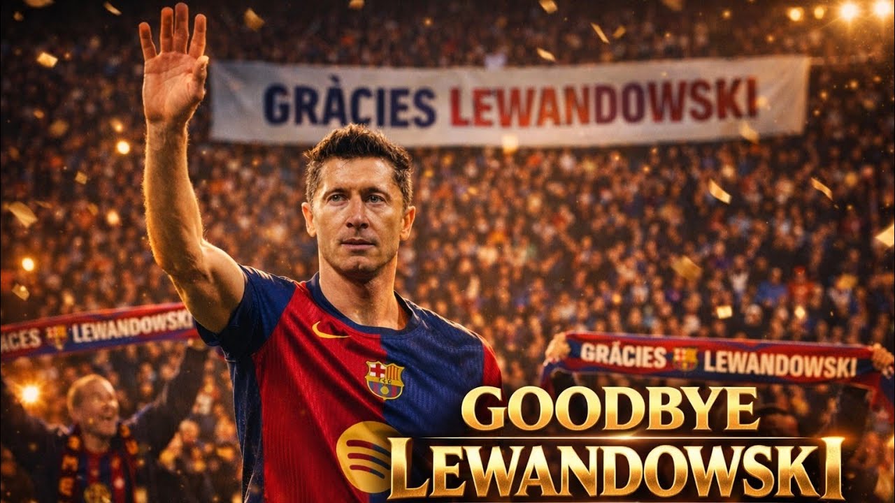 Robert Lewandowski Goodbye Song 💔⚽ | FC Barcelona Farewell Anthem - YouTube