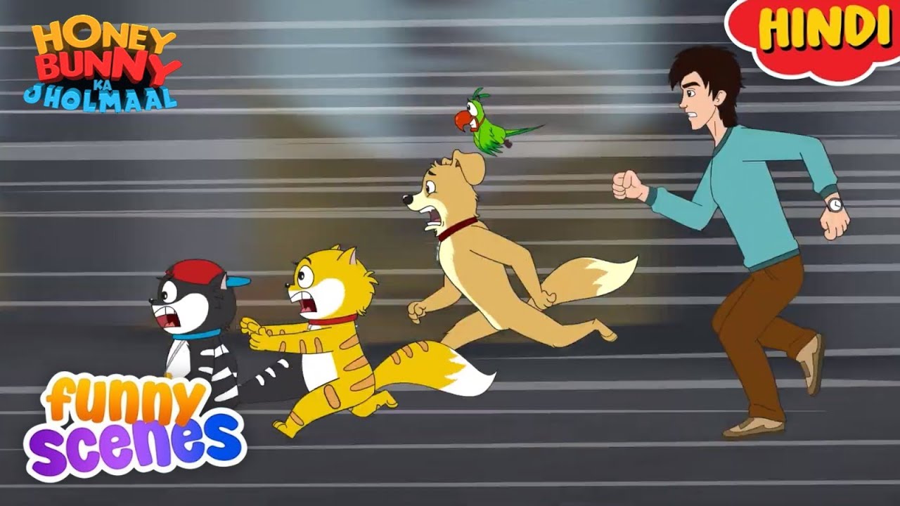 Honey Bunny Best Scenes | Cartoon For Kids | Compilation-117 | YO Kids Comedy | S21