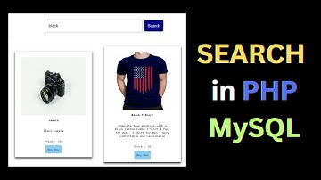 How to make Search in PHP | PHP E-Commerce Project Tutorial