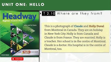 New Headway Beginner Fourth Edition | Unit Two